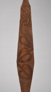 A Superb Old Maori Orators Paddle Polynesian Art from New Zealand C.1900