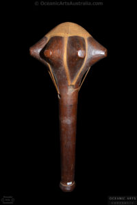 A Superb Solomon Islands Throwing Club from Rennell or Bellona Island 19th Century