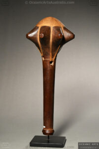 A Superb Solomon Islands Throwing Club from Rennell or Bellona Island 19th Century
