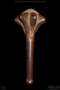 A Superb Solomon Islands Throwing Club from Rennell or Bellona Island 19th Century