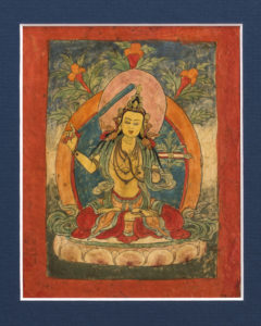 Five Superb Old Tibetan Buddhist Tsakli Paintings 19th Century