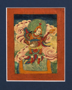 Five Superb Old Tibetan Buddhist Tsakli Paintings 19th Century