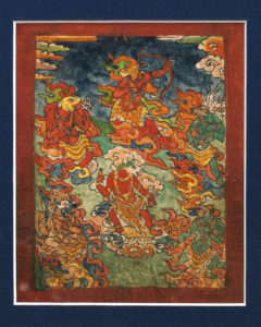 Six Fine Old Tibetan Buddhist Tsakli Paintings 19th Century