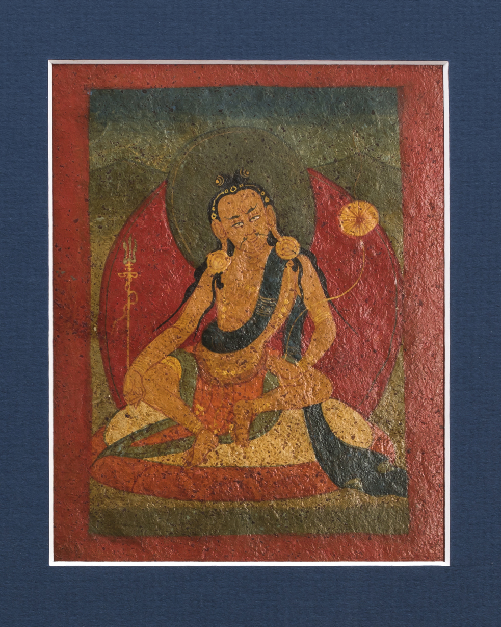 Six Superb Large Size Tibetan Buddhist Tsakli Paintings from the 18th Century