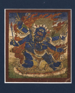 Eight Fine Tibetan Buddhist Tsakli Paintings Teaching Cards 19th Century