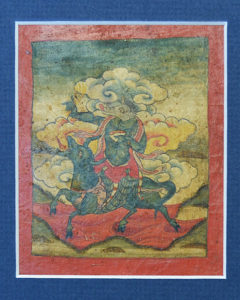 Six Fine Old Tibetan Buddhist Tsakli Paintings Teaching Cards 19th C