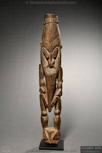 A Superb Old New Guinea Keram River Ancestor Figure East Sepik Province Papua New Guinea