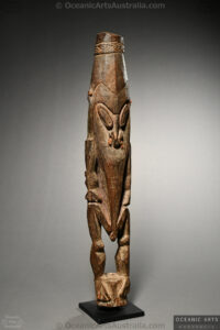 A Superb Old New Guinea Keram River Ancestor Figure East Sepik Province Papua New Guinea