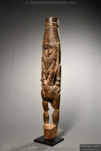 A Superb Old New Guinea Keram River Ancestor Figure East Sepik Province Papua New Guinea