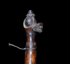 A Fine Dayak Medicine Container & stopper Borneo Indonesia