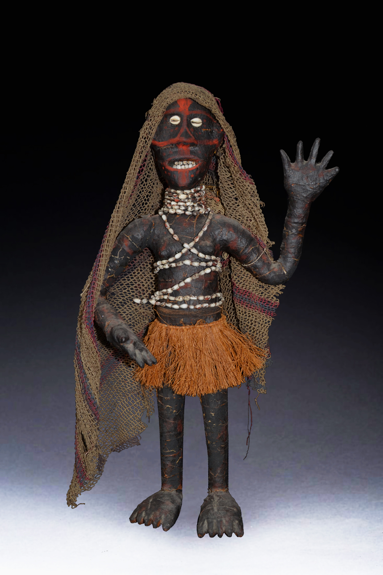 Mourning Figure Mendi Valley Southern Highland Papua New Guinea