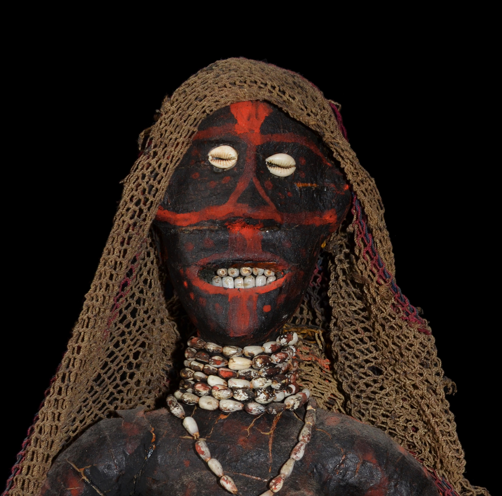 Mourning Figure Mendi Valley Southern Highland Papua New Guinea
