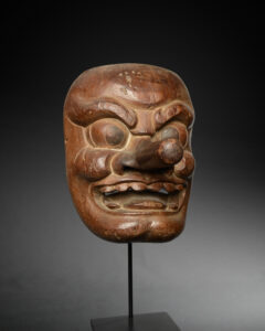 A Superb Old Japanese Tengu Mask from Japan 19th Century