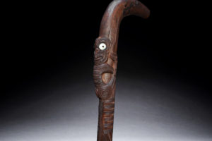 Two Superb Old Maori Orators Staffs Tokotoko New Zealand Polynesia19th Century