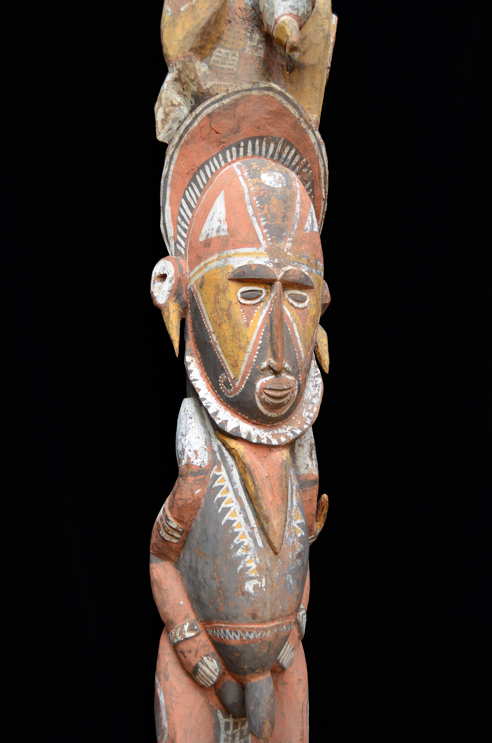 A Superb Large Old Abelam Spirit Figure, Abelam People, East Sepik Province, Papuan New Guinea