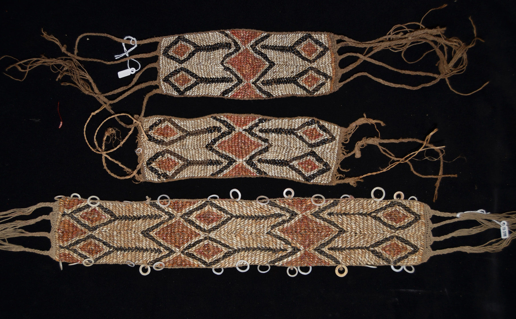 A Fine Set of Shelly Money Armbands & Belt, Malaita Island Solomon’s19th Century