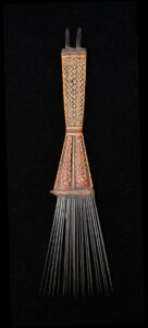 A Fine Old Solomon Islands Hair Comb Malaita Island 19th Century