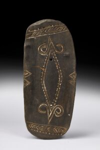 A Fine Old New Guinea War Shield Lumi or Nuku People West Sepik Province Papua New Guinea