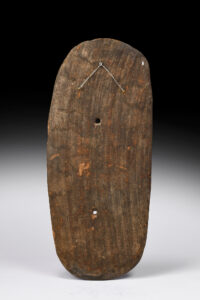 A Fine Old New Guinea War Shield Lumi or Nuku People West Sepik Province Papua New Guinea