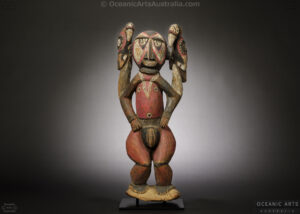 A Superb Old New Guinea Ancestor Figure Abelam People East Sepik Province Papua New Guinea