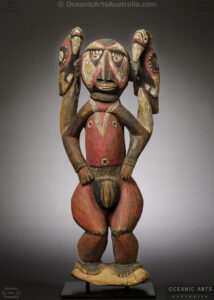 A Superb Old New Guinea Ancestor Figure Abelam People East Sepik Province Papua New Guinea