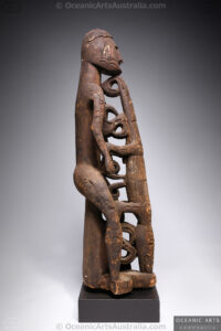 A Superb Old New Guinea Asmat Canoe Prow Ornament West Papua Irian Jaya Indonesia