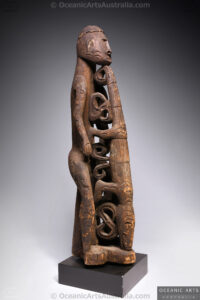 A Superb Old New Guinea Asmat Canoe Prow Ornament West Papua Irian Jaya Indonesia