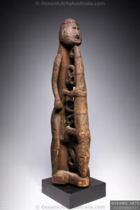 A Superb Old New Guinea Asmat Canoe Prow Ornament West Papua Irian Jaya Indonesia