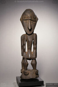 A Fine Old New Guinea Ancestor Figure Middle Sepik River East Sepik Province Papua New Guinea