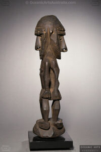 A Fine Old New Guinea Ancestor Figure Middle Sepik River East Sepik Province Papua New Guinea