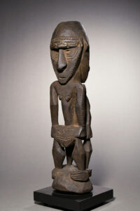 A Fine Old New Guinea Ancestor Figure Middle Sepik River East Sepik Province Papua New Guinea