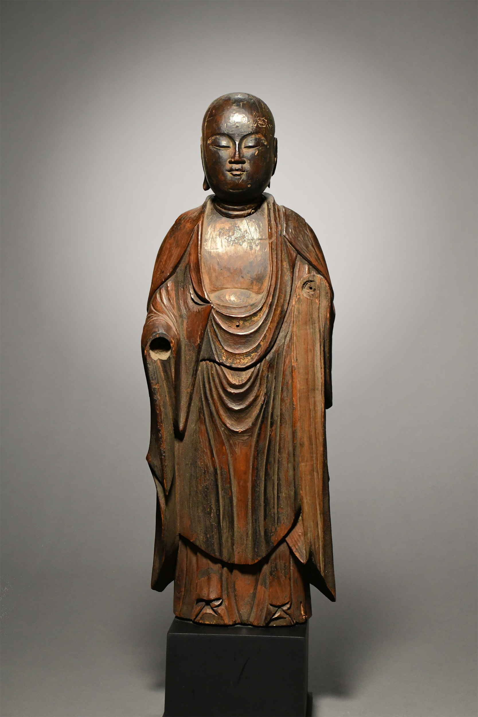 A Fine Old Japanese Jizō Bosatsu Buddha of Compassion Edo Period 19th Century Japan