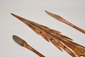 A Fine Old Tiwi Dance Spear Melville or Bathurst Islands Northern Territory Australia
