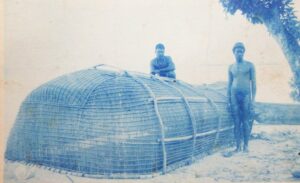 A Superb Old Micronesian Woven Basketry Fish Trap Yap Island Micronesia