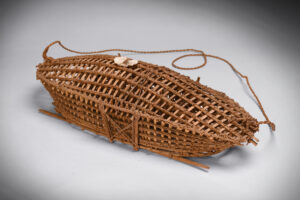 A Superb Old Micronesian Woven Basketry Fish Trap Yap Island Micronesia