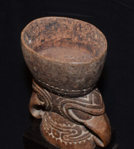 A Superb Old New Guinea Betel Nut Mortar Coastal Sepik River Area East Sepik Province Papua New Guinea 19th C