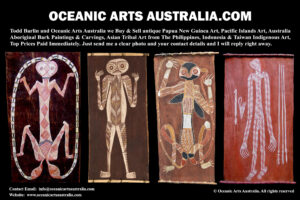 Oceanic Arts Australia Aboriginal Bark Painting