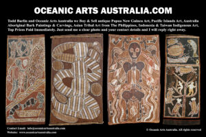 Oceanic Arts Australia Aboriginal Bark Painting