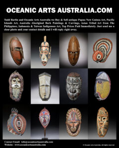 A Fine Old Collection of Micronesian Squatting Ancestor Figures Tobi Island Caroline Islands