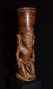 A Superb Old New Guinea Huon Gulf Betel Nut Mortar19th Century Papua New Guinea