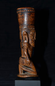 A Superb Old New Guinea Huon Gulf Betel Nut Mortar19th Century Papua New Guinea