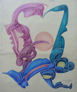 Colour Drawings by Fritz Klee (1876 - 1976)
