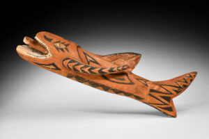 New Ireland Malangan Shark Carving New Guinea