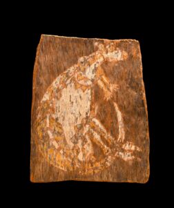 Superb Old Bark Painting X-Ray Kangaroo, Western Arnhem Land