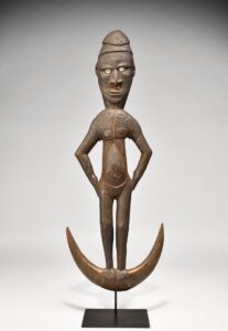 Fine Old Sepik Basket Hook Figure New Guinea