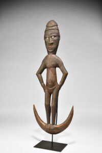 Fine Old Sepik Basket Hook Figure New Guinea