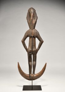 Fine Old Sepik Basket Hook Figure New Guinea
