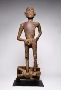A Superb Old Nagaland Warrior Figure Burma