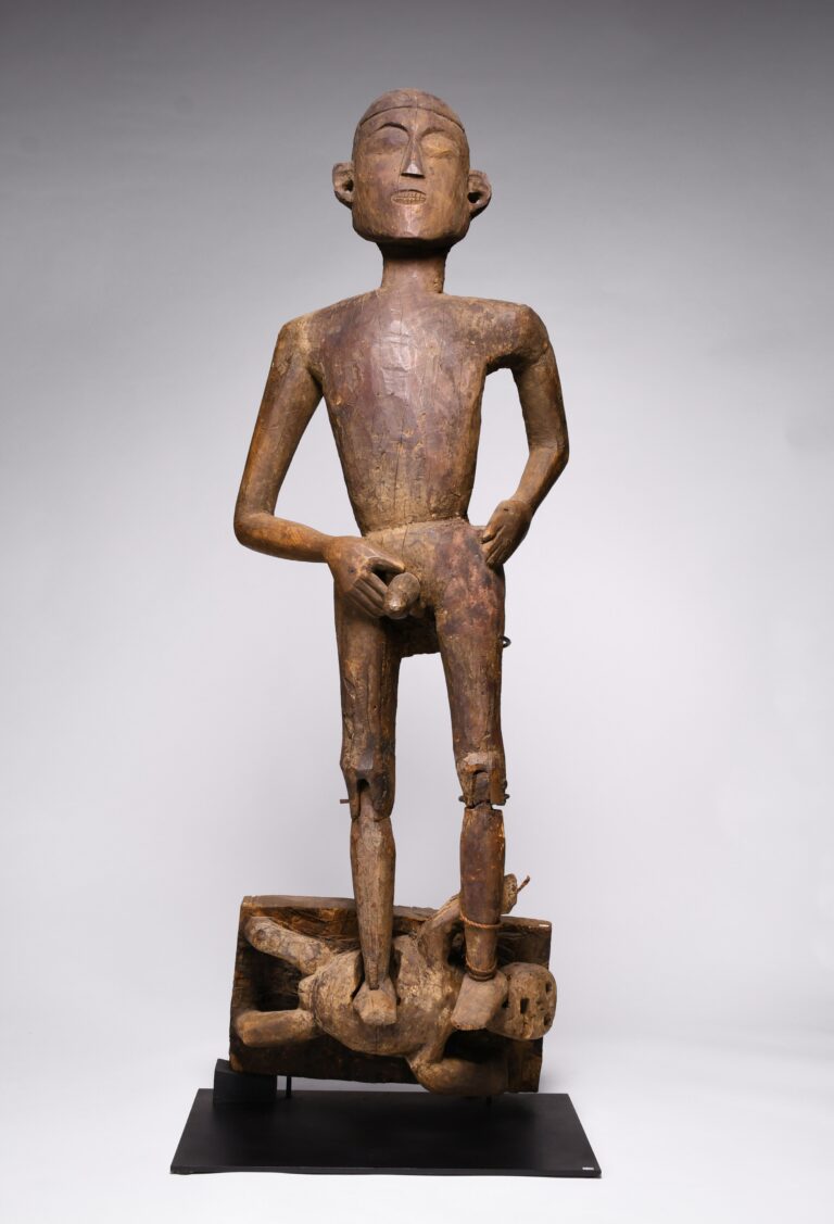 A Superb Old Nagaland Warrior Figure Burma