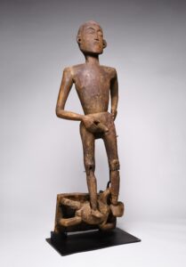 A Superb Old Nagaland Warrior Figure Burma